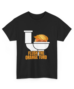 Flush The Orange Turd Unisex Heavy Cotton…