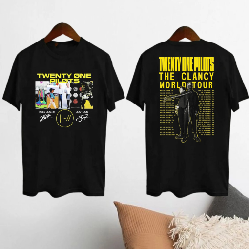 Twenty One Pilots Album Shirt, Twenty One Pilots World Tour 2024 Shirt