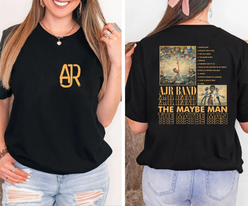 The Maybe Man 2side Tour 2024, AJR Album 2024 Shirt, AJR Tour Band Shirt For Fan