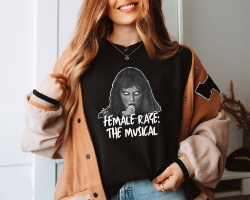 Vintage Taylor Swift TTPD Female Rage The Musical Shirt, The Eras Tour Shirt