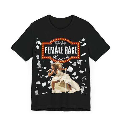 Female rage the musical version 1 – Unisex Jersey Short Sleeve Tee