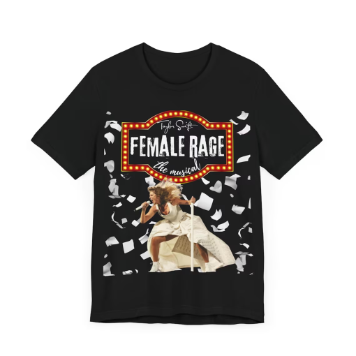 female rage the musical version 1 – Unisex Jersey Short Sleeve Tee