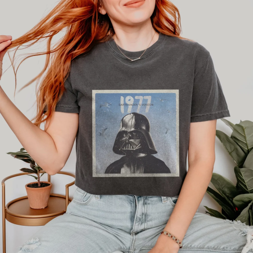 Star Wars Darth Vader’s Version 1977, Star Wars Face Shirt, Galaxy’s Edge Shirt, Family Vacation Gift, Star Wars Galactic Tour Poster Shirt