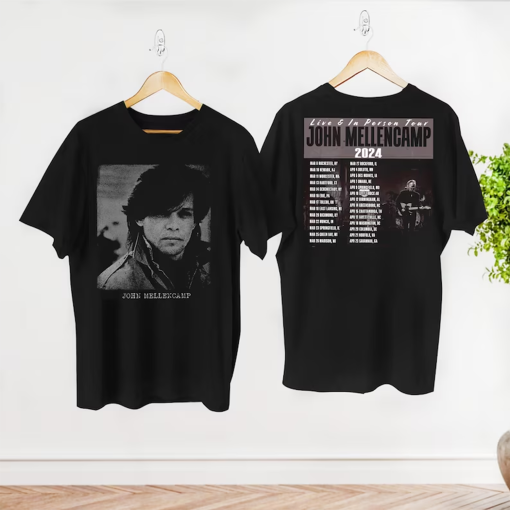 John Mellencamp 90s Vintage Shirt, John Mellencamp Live And In Person Tour 2024 Shirt, John Mellencamp Merch, John Mellencamp Fan Gift Shirt