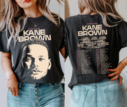 Kane Brown In The Air Tour 2024 Shirt, Kane Brown Fan Shirt, Kane Brown 2024 Concert Shirt, In The Air Concert Shirt For Fan, Country Music.