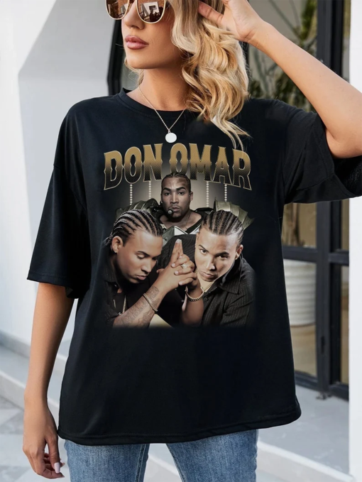 Don Omar Vintage two sided Unisex Shirt don omar, don omar shirt, don omar tee, don omar merch, the last don shirt, don omar vintage