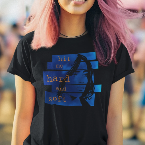 Billie Eilish Hit Me Hard And Soft Concert Shirt Retro Unisex Tee