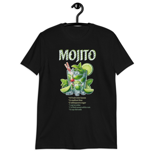 Mojito Master, Short-Sleeve Unisex T-Shirt, Muddle, Enjoy! Fun Drink T-shirt