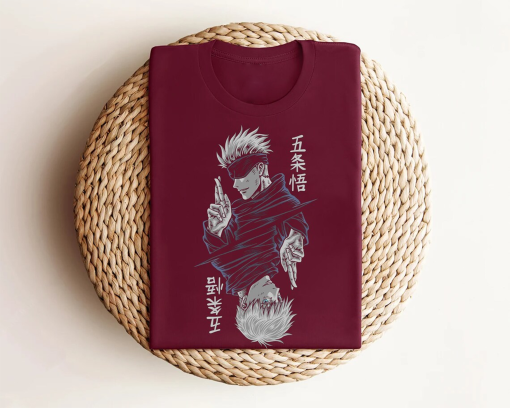 Gojo Satoru Shirt, Jujutsu Kaisen Tshirt, Best Anime Shirts, Gift For Anime Lovers, Gojo Badass Tshirt, Anime Apparel, JJK sweatshirts