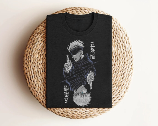 Gojo Satoru Shirt, Jujutsu Kaisen Tshirt, Best Anime Shirts, Gift For Anime Lovers, Gojo Badass Tshirt, Anime Apparel, JJK sweatshirts