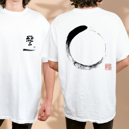 Enso, Japanese, Japan Shirt, Anime Shirt, Minimal Graphic Shirt, Japan Lover, Zen Shirt, T-shirt, Minimalistic, Gift for Japan Lover, Gift