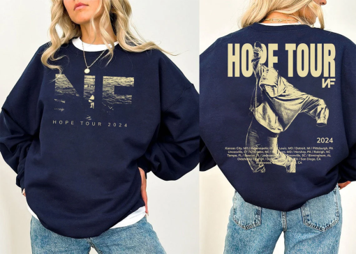 N.F Hope Tour 2 Shirts, Funny N.F Tour Merch Shirt, N.F Concert Tour T-Shirt, N.F Rapper Vintage 90s Shirt, Trendy Shirt