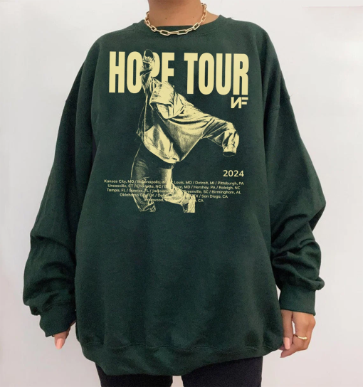 N.F Hope Tour Shirt, N.F Tour Merch Shirt, Vintage N.F Rapper Graphic T-Shirt, N.F Concert Tour T-Shirt, 2024 Shirt