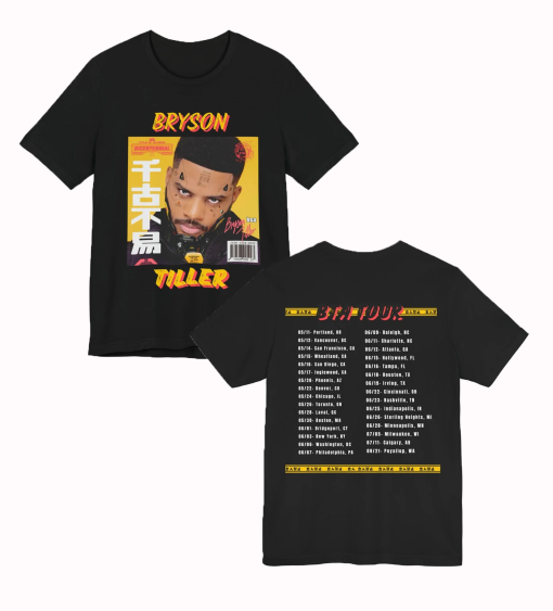 Bryson Tiller Tour Shirt – Bryson Tiller Fan Shirt – Bryson Tour 2024 – BTA Tour Shirt – 2024 Tour Shirt – Bryson Tiller Tour 2024