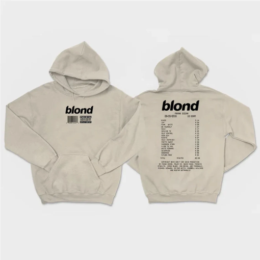 Fr*nk Blond Ocean Round Neck Unisex Hoodie, Blond sound track hoodie, Blond Album