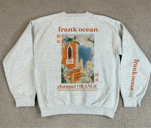 Channel Orange Sweatshirt, Frank Sweatshirt, Blonde Album Graphic Tee, with Name on Sleeve, Unisex Shirt, Gift For Fans