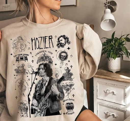 Hozier Unreal Unearth Tour 2024 T-Shirt Hollywood Bowl Even Shirt Classic Unisex