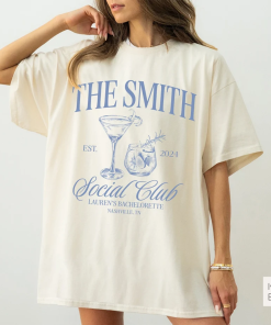 Custom Name Social Club Shirt, Custom Bachelorette…