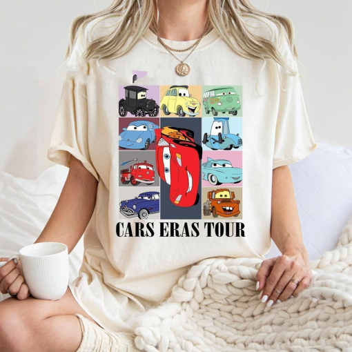 Cars Eras Tour Shirt Disney Pixar Movie Sweatshirt T-Shirt Hoodie