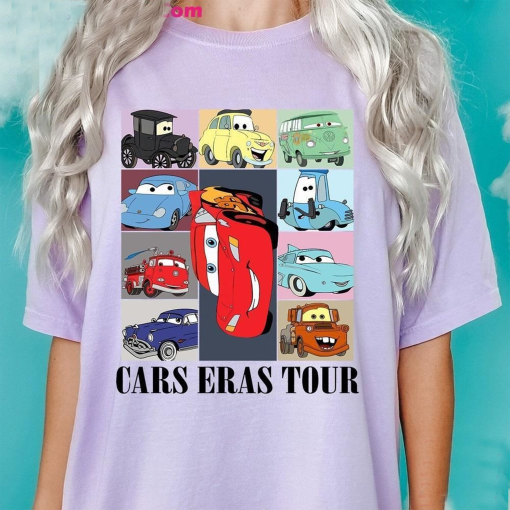 Cars Eras Tour Shirt Disney Pixar Movie Sweatshirt T-Shirt Hoodie