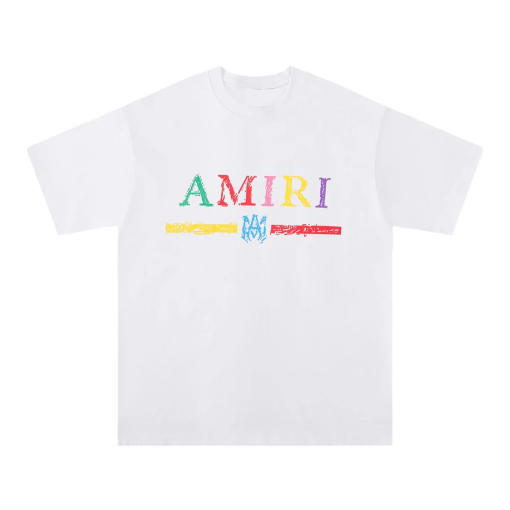 Casual Amiri T-Shirt, Vintage Amiri Logo Print Shirt Tee, AMIRI Beach Shirt, Fashion Hip Hop AMIRI Sweatshirt Hoodie Short Sleeve