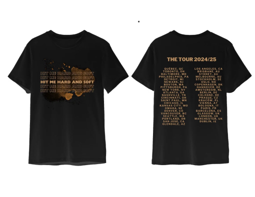 Billie Eilish Hit Me Hard and Soft Album Tour Merch T-Shirt