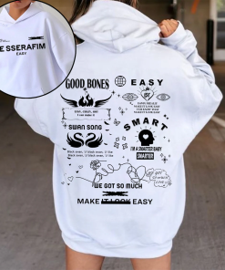 Le Sserafim Easy Album Tracklist Hoodie, Le…