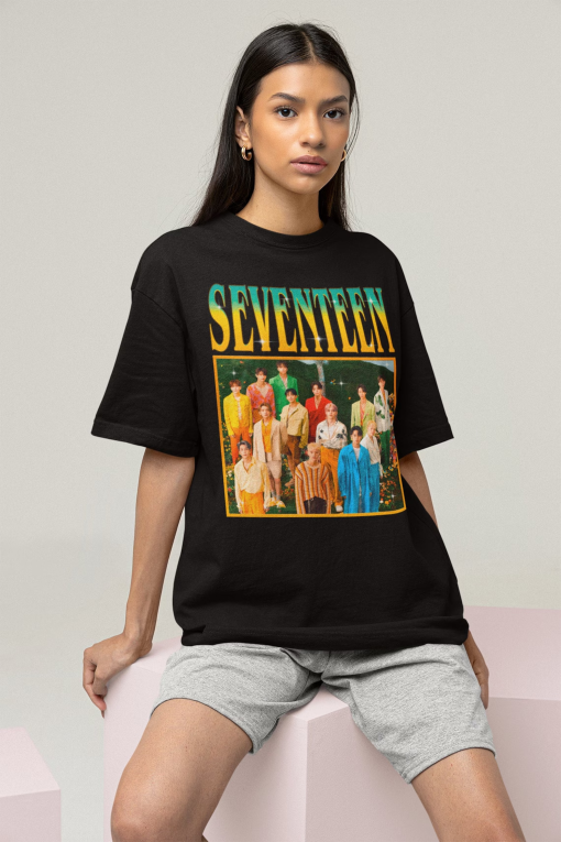 Seventeen Retro Classic Shirt – Kpop Retro Tee – Seventeen Merch – Kpop Merch – Kpop Shirt – Kpop Gift – Seventeen Bootleg T-shirt