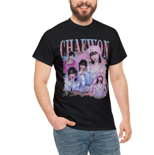 Chaewon T-Shirt – Le SSerafim T-Shirt – Kim Chaewon T-Shirt – Chaewon Tee – Vintage Shirt – K Pop Shirt – Unisex Heavy Cotton Tee