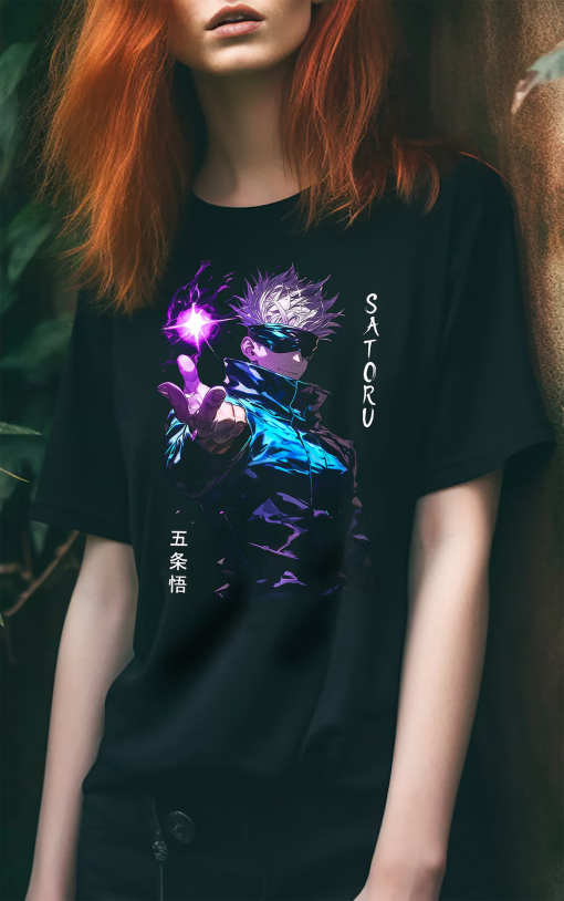 Gojo Satoru Shirt, Jujutsu Kaisen Tshirt, Best Anime Shirts, Gift For Anime Lovers, Gojo Badass Tshirt, Anime Apparel, JJK sweatshirts