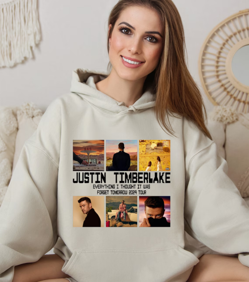 2024 Justin Timberlake Tour Hoodie, Forget Tomorrow World Tour Hoodie, Unisex Graphic Hoodie, Justin Timberlake Concert Group Hoodie