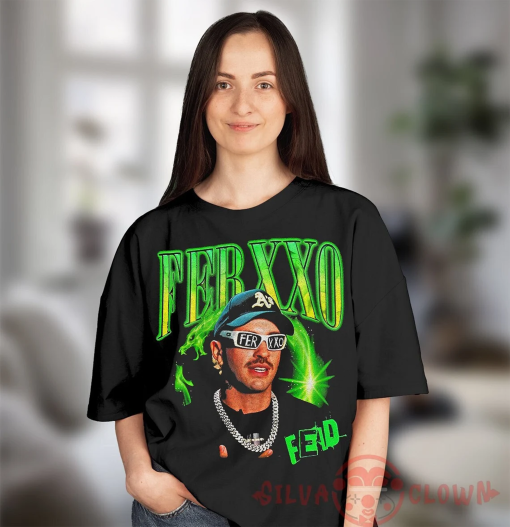 Feid Ferxxo Vintage Washed Shirt, Feid Ferxxo Shirt, Hiphop RnB Rapper Singer Homage Graphic Unisex T-Shirt, Bootleg Retro 90’s Fans Gift