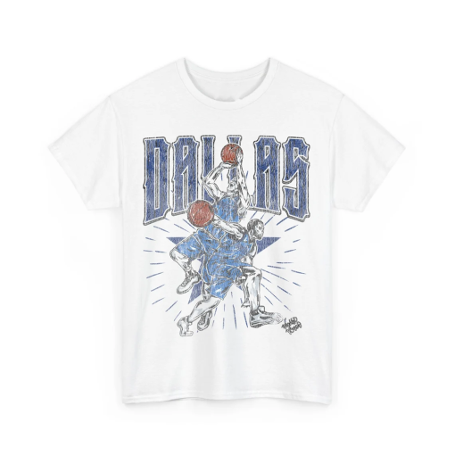 DALLAS BASKETBALL T-shirt, Luka & Kyrie, NBA Fan Tee, Basketball Team Shirt, Skeleton Tshirt, Sports Gift, Wicked Weaves