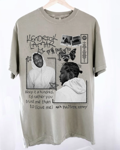 Kendrick Lamar Vintage Shirt, FRONT, Kendrick Lamar hip hop rapper shirt, Kendrick Lamar graphic tee, Kendrick Lamar shirt merch