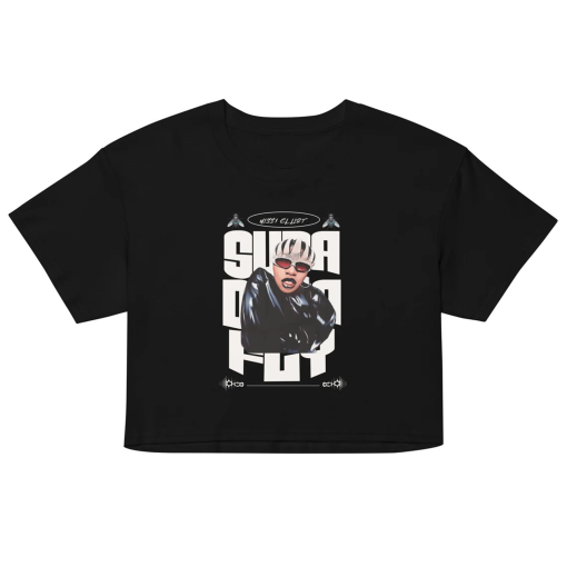 Missy Elliott Supa Dupa Fly Hip-Hop Graphic Crop Top – Retro Streetwear Tee