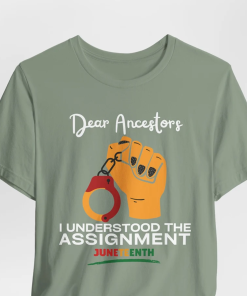 Black Culture Shirt,Dear Ancestors I Understood The…