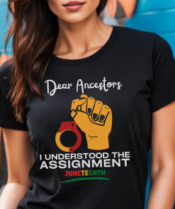 Black Culture Shirt,Dear Ancestors I Understood The…