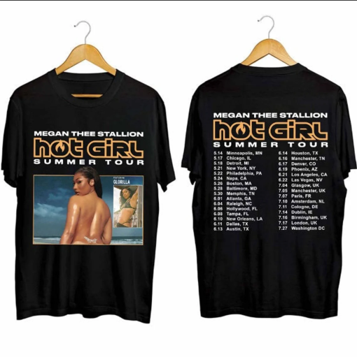 2 Sided Megan Thee Stallion – Hot Girl Summer Tour 2024 Unisex Shirts, Megan Thee Stallion Fan Shirt, Hot Girl Summer Tour 2024,Gift For Fan