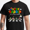 Custom Super Daddio Shirt, Personalized Super Daddio Kiddo Family Matching Shirt, Super Daddio Tee, Super Kiddo Shirt, Fathers Day Dad Shirt