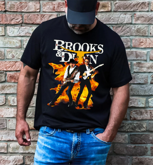 Brooks And Dunn Shirt,Country Fan Merchandise, Classic Country Band Tee, Country Music Apparel, Vintage Country Music T-Shirt