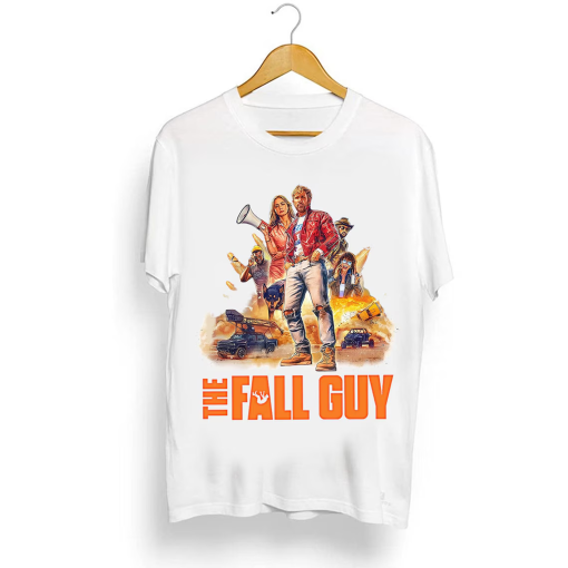 Vintage The Fall Guy 2024 Movie Shirt, Ryan Gosling, Emily Blunt Shirt, Ryan Gosling Fan Shirt, The Fall Guy TV Series, Movie Shirt