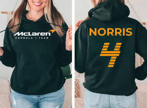 Lando Norris Formula One Sweatshirt, Lando Norris Shirt, F1 Two Sides Shirt, Lando Norris 4, F1 Shirt Lando Norris, F1 Shirt, F1 T shirt