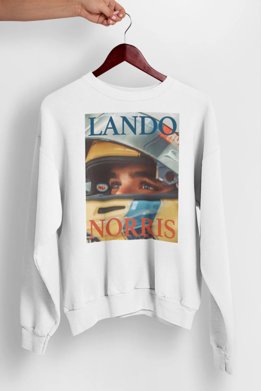 Lando Norris T-Shirt, Lando Norris Hoodie, Racing Team Sweatshirt, Driver Shirt, Fan Gift, NOR4 Top, Grand Prix Shirt, Racing Driver Fan Tee