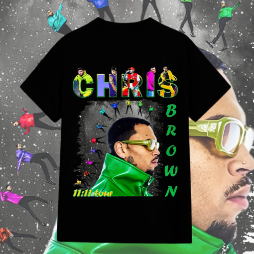 Chris Brown 11:11 tour png, Chris Brown Bootleg Shirt Design, Chris Brown Fan Shirt, Chris Brown 2024 Tour, Digital Download