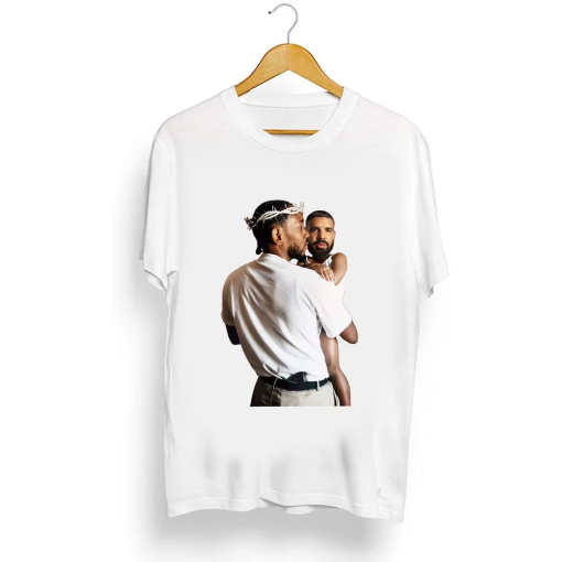 Kendrick Lamar Holding Baby Drake Shirt, Kendrick Lamar vs Drake Rap Beef Shirt, Not Like Us, Trending Shirt, Funny Shirt