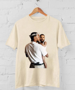 Kendrick Lamar Holding Baby Drake Shirt, Kendrick…