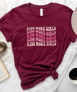 LGBTQ Shirt, Kiss More Girls Shirt, Gay…