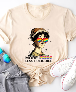 More Pride Less Prejudice, LGBTQ Shirt, Jane…