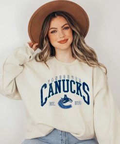 Vancouver Canucks Sweatshirt, Canucks Tee, Hockey Sweatshirt,…