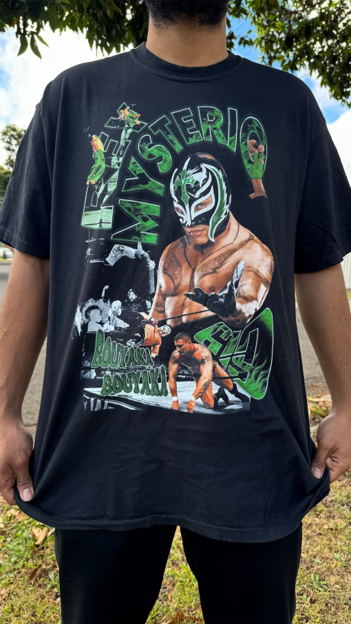 Rey Mysterio – Vintage Style T-Shirt, Wrestling shirt, Graphic Shirt